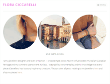Tablet Screenshot of floraciccarelli.com